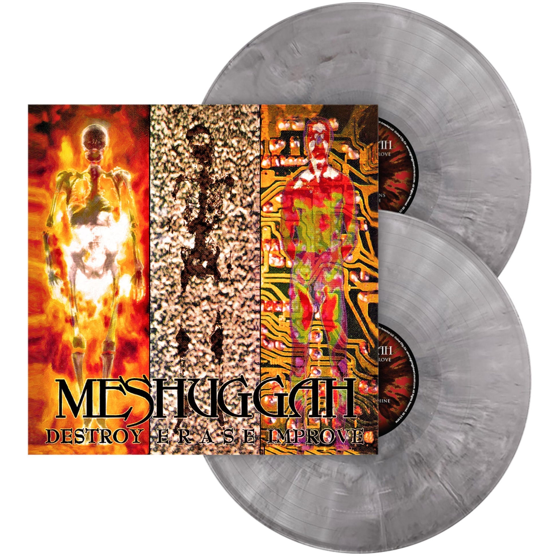 Meshuggah | Destroy Erase Improve: 30Th Anniversary Edition (2026 Remastered) [Gray, Black White Marble Vinyl] - Vinyl