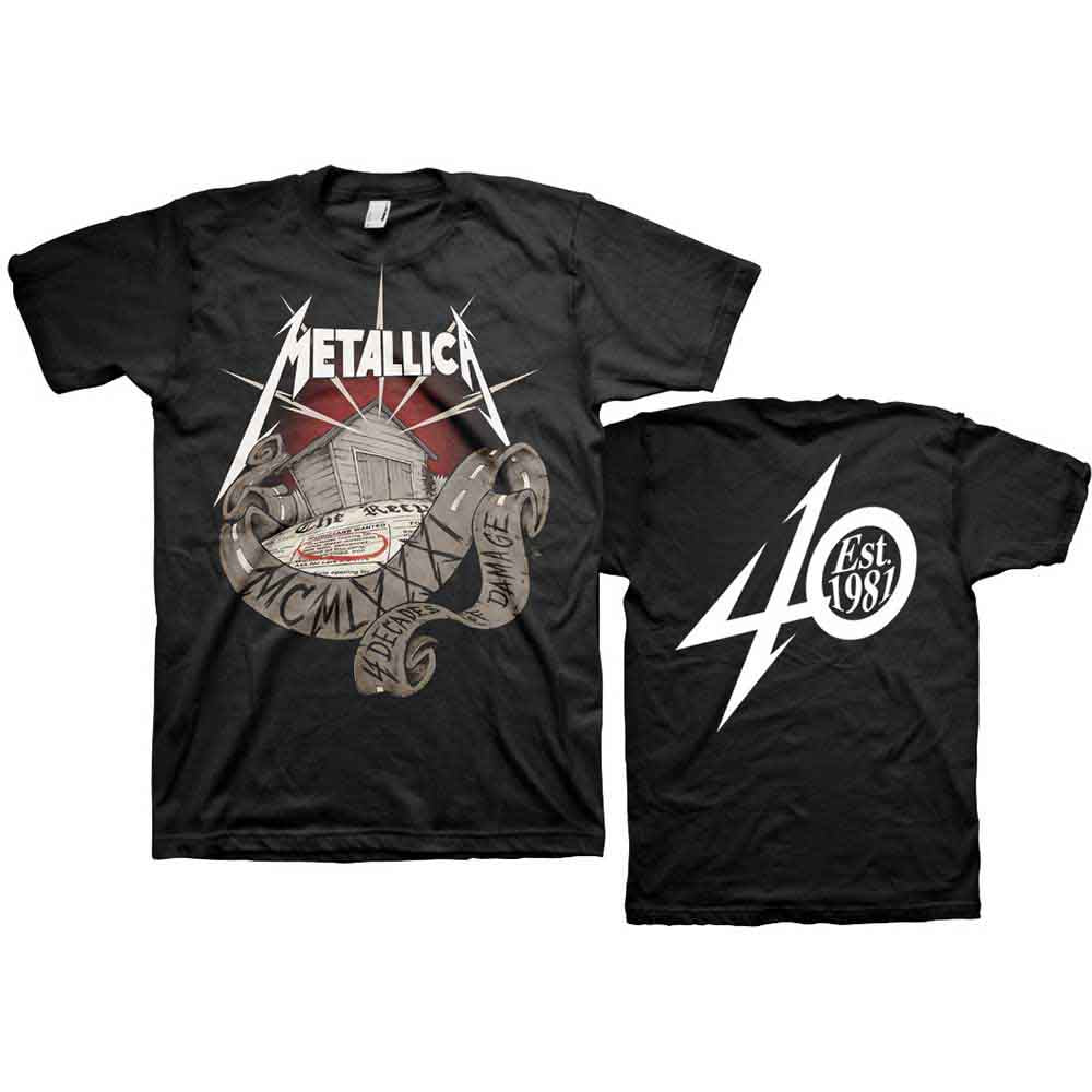 Metallica | 40th Anniversary Garage - T-Shirt Black