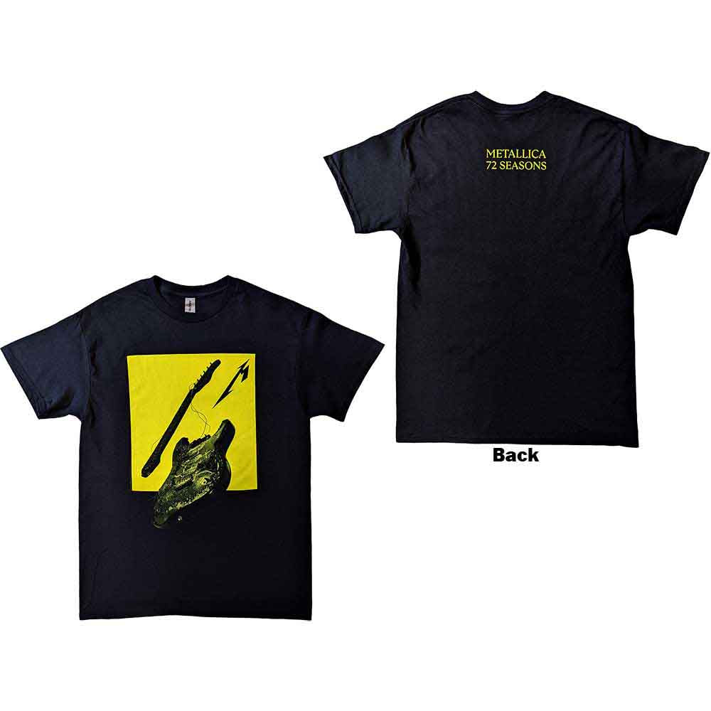 Metallica | 72 Seasons Broken/Burnt Guitar - T-Shirt Black