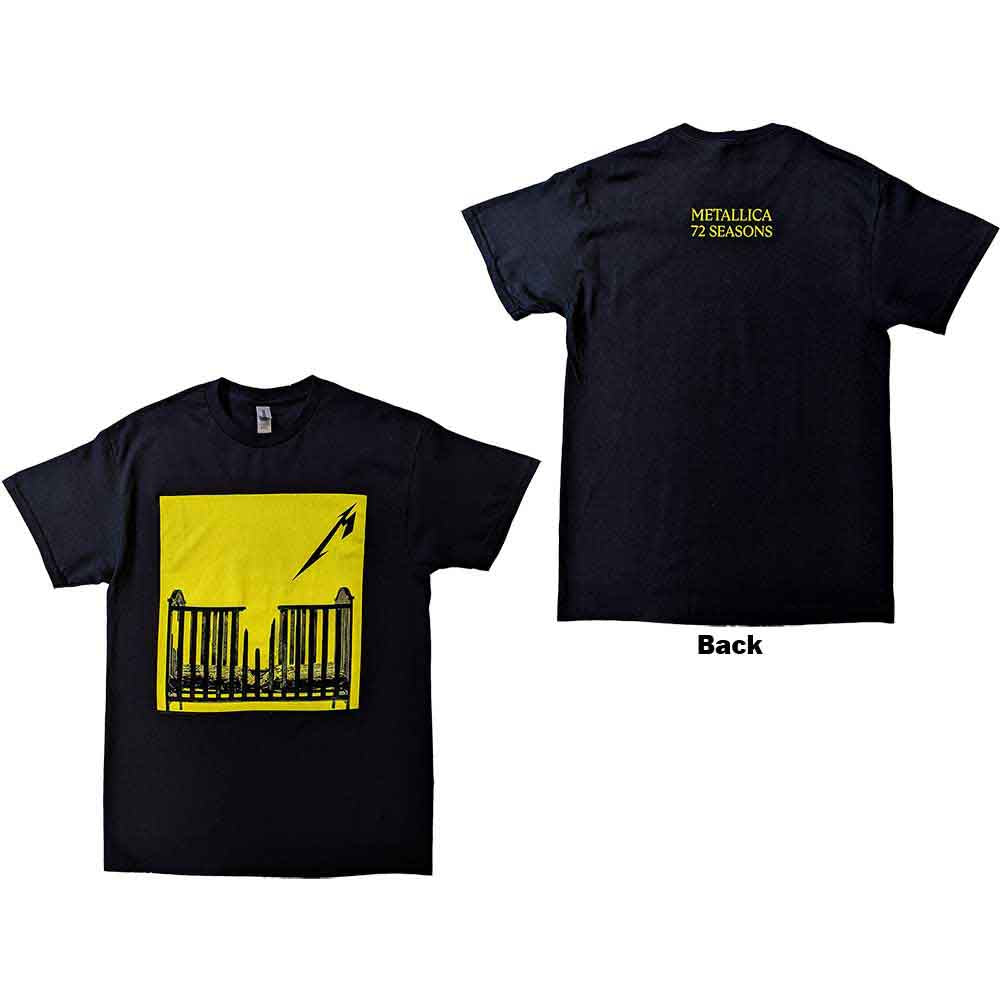 Metallica | 72 Seasons Burnt Crib - T-Shirt Black