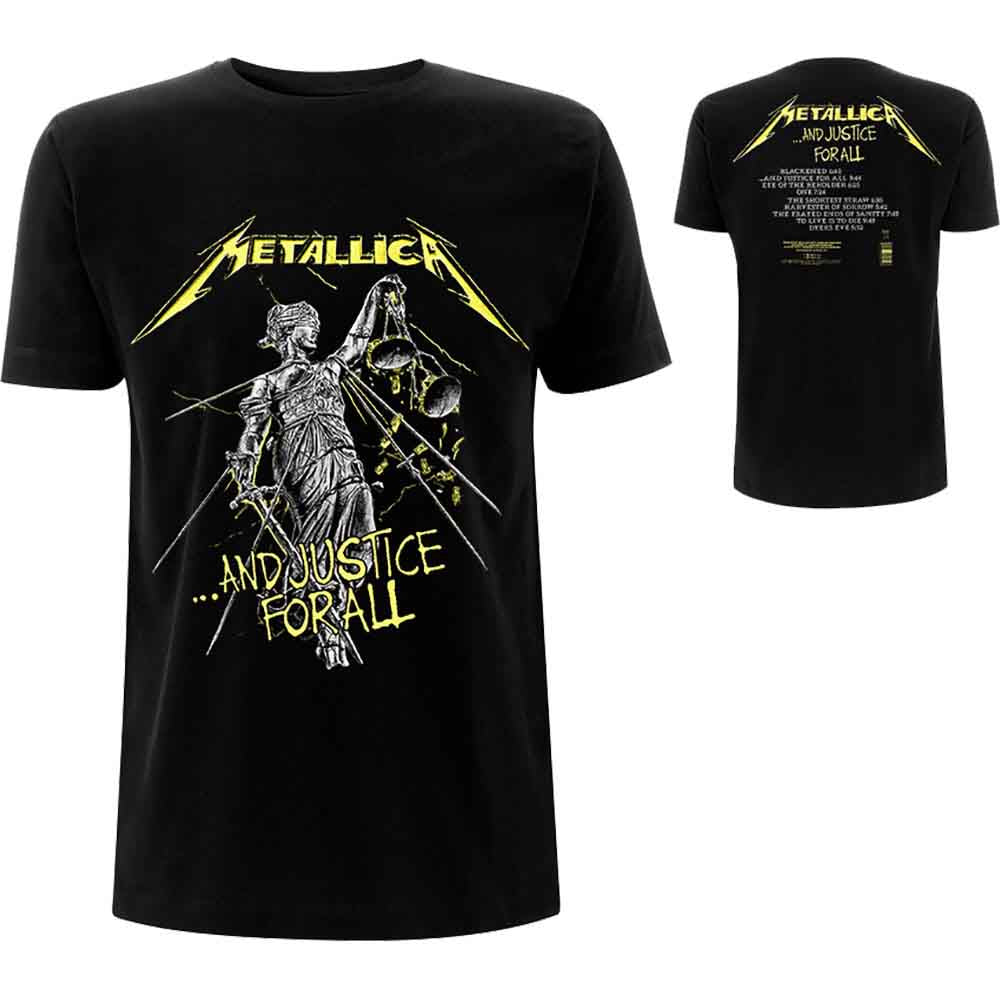 Metallica | And Justice For All Tracks - T-Shirt Black