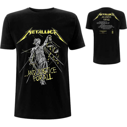 Metallica | And Justice For All Tracks - T-Shirt Black