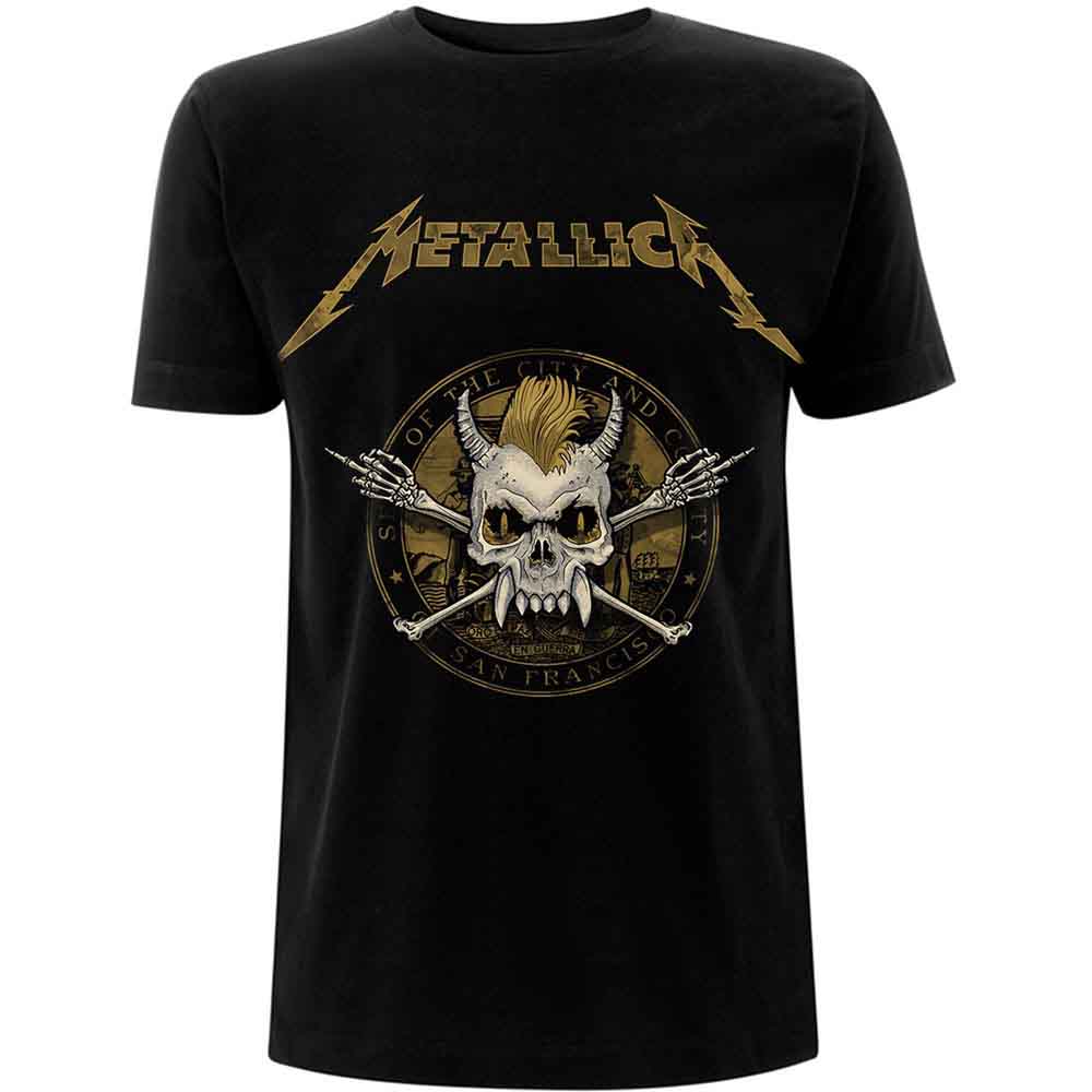 Metallica | Scary Guy Seal - T-Shirt Black