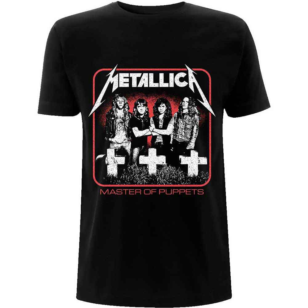 Metallica | Vintage Master of Puppets Photo - T-Shirt Black