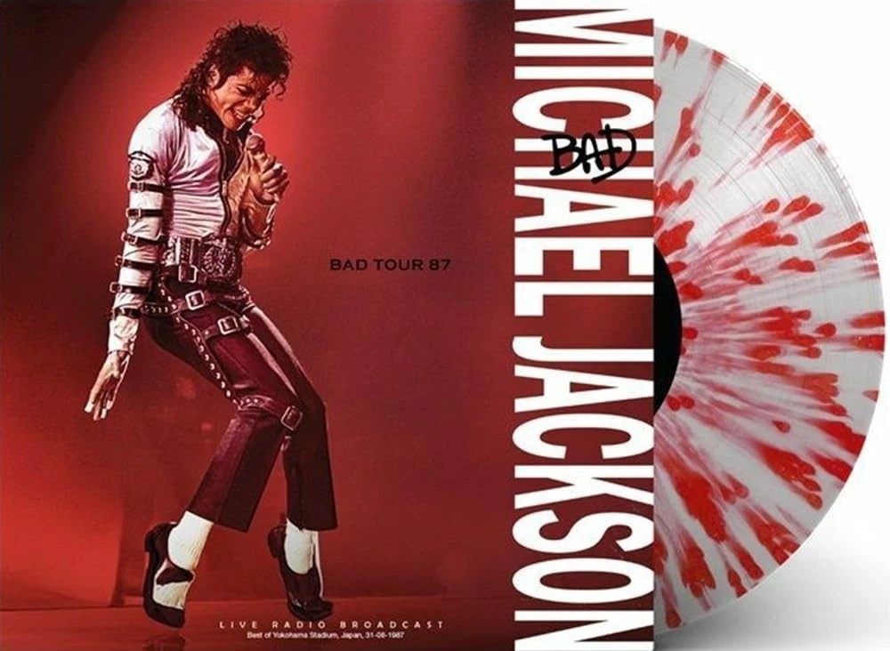 Michael Jackson | Bad Tour 87 (Limited Edition, White & Red Splatter Colored Vinyl) [Import] - Vinyl
