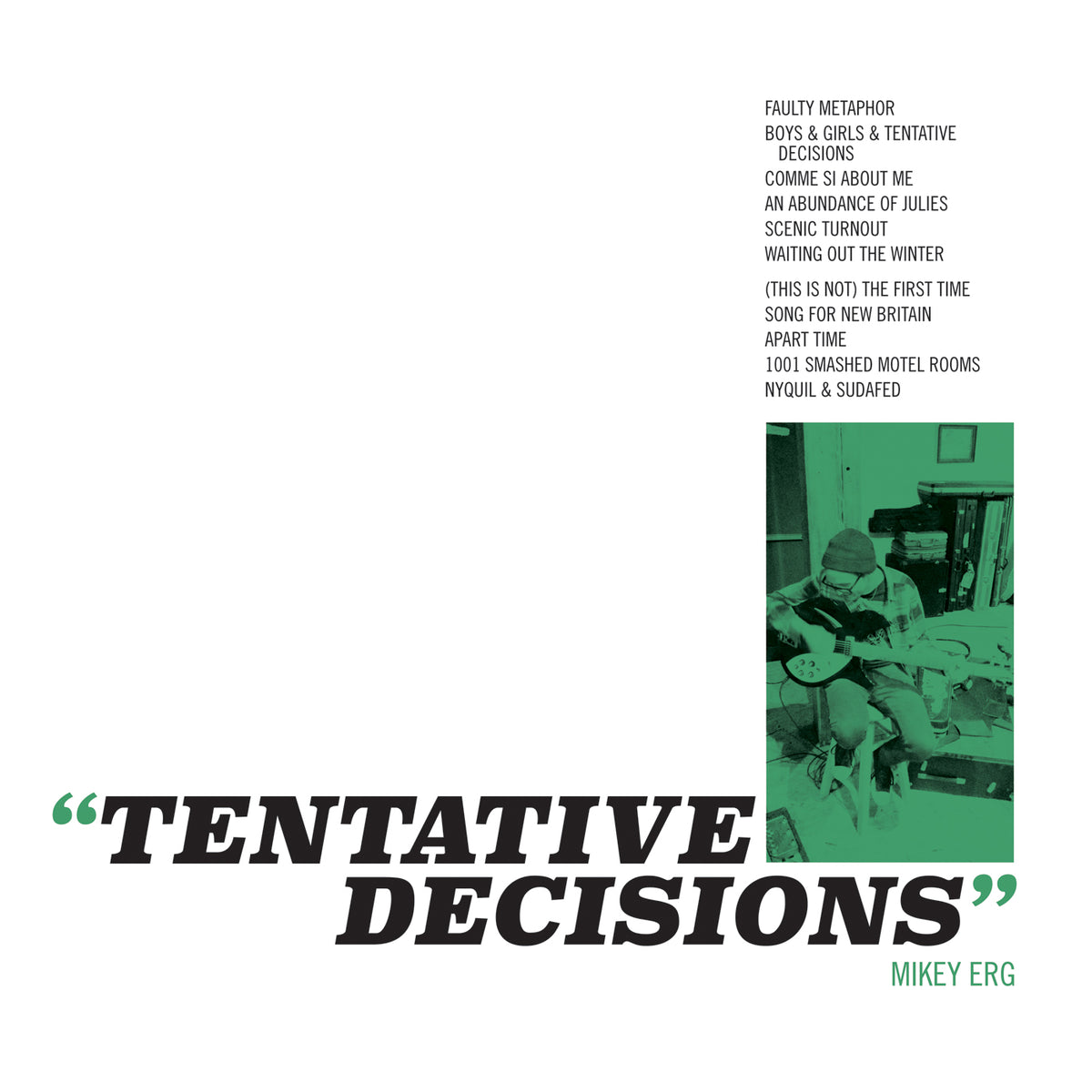Mikey Erg | Tentative Decisions - Vinyl