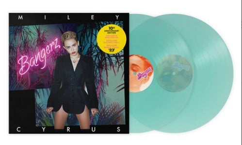 Miley Cyrus | Bangerz (Limited Edition, Sea Glass Vinyl, Gatefold Jacket, Poster, 10th Anniversary) [Import] (2 Lp's) - Vinyl