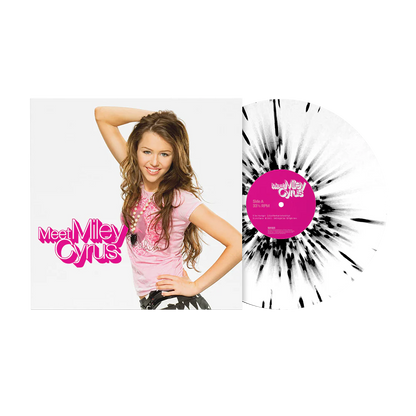 Miley Cyrus | Meet Miley Cyrus (Limited Edition, White/ Black Splatter Colored Vinyl) - Vinyl