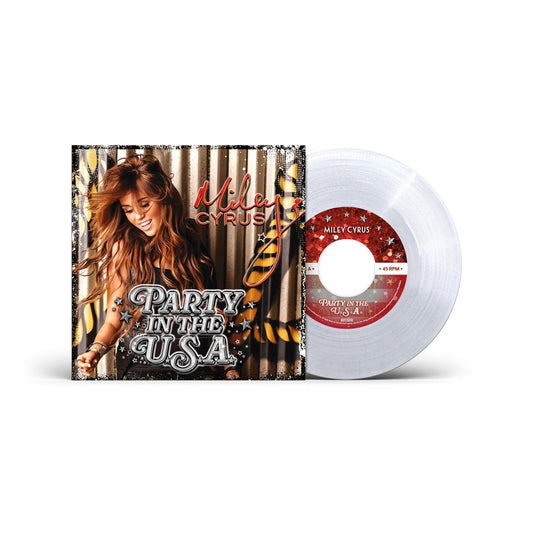 Miley Cyrus | Party In The U.S.A. [Clear/Glitter 7" Single] - Vinyl