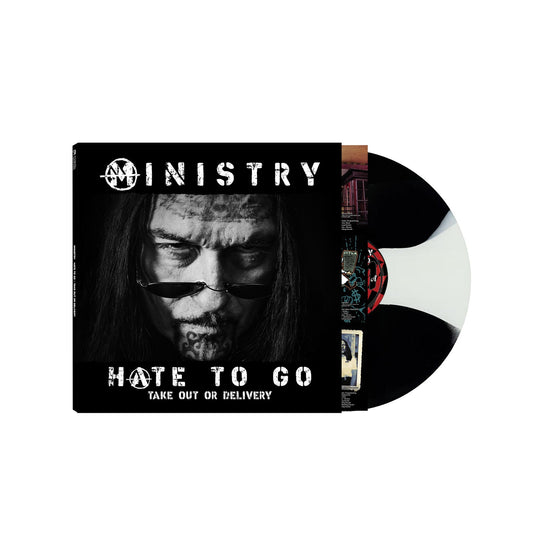 MINISTRY | Hate To Go - Take Out Or Delivery (Indie Exclusive) [Black/White Butterfly Burst] - Vinyl