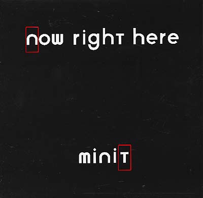 MINIT | Now Right Here - Vinyl