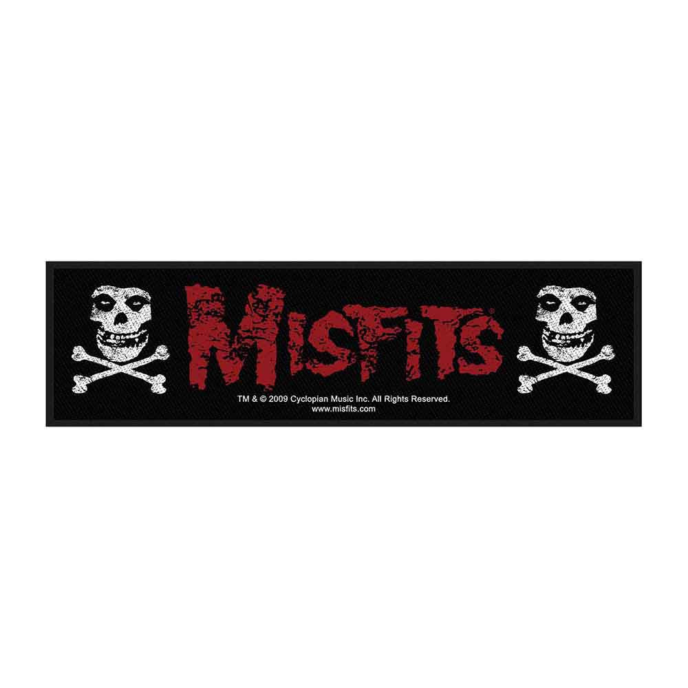 Misfits | Cross Bones Super Strip Patch - Merchandise