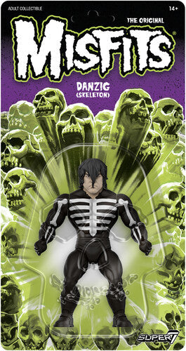 Misfits | Super7 - Misfits - Vintage Figures Wv1 - Danzig (Skeleton Shirt) (Large Item, Collectible, Figure, Action Figure) - Action Figure