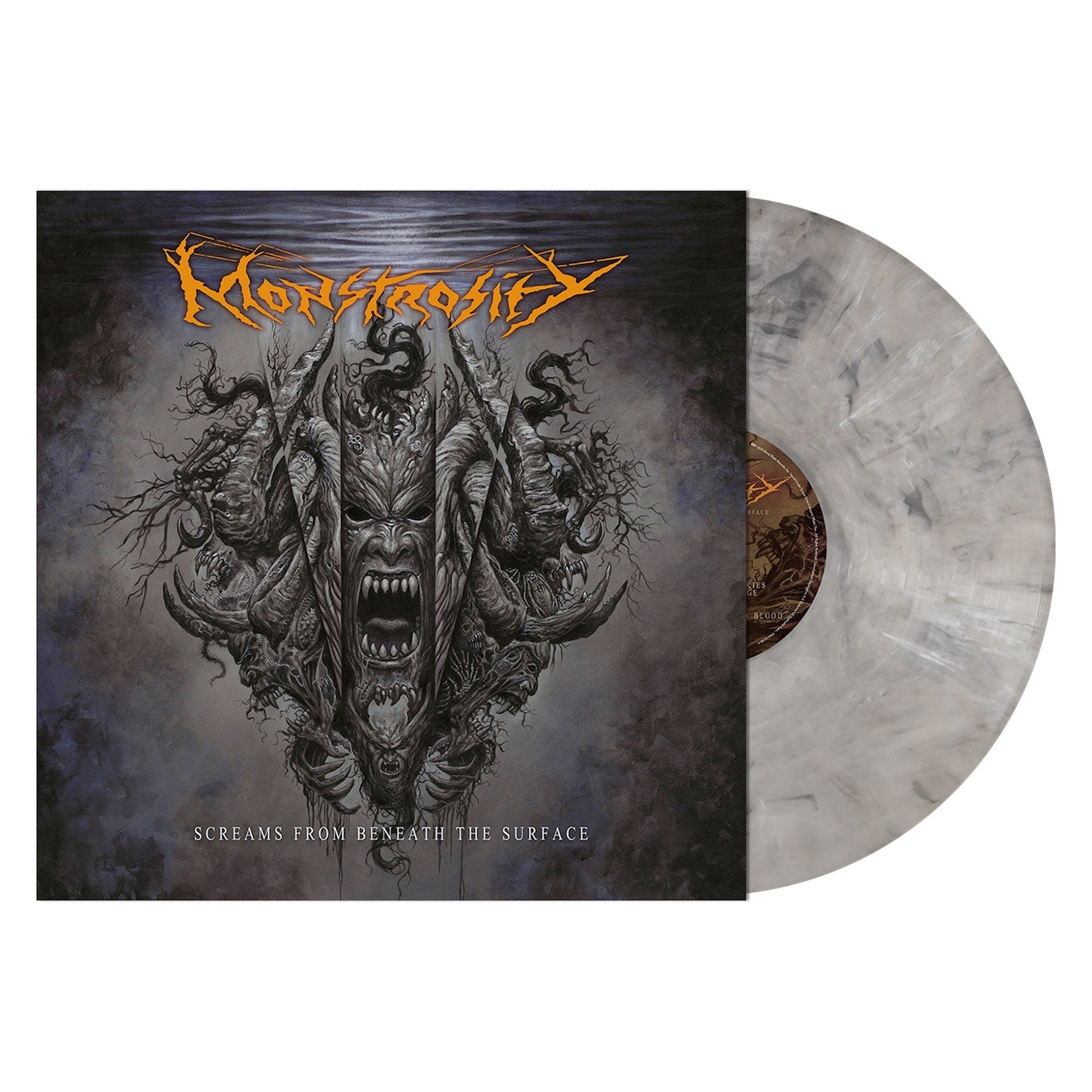 Monstrosity | Screams From Beneath The Surface [Gray Marbled Vinyl] - Vinyl
