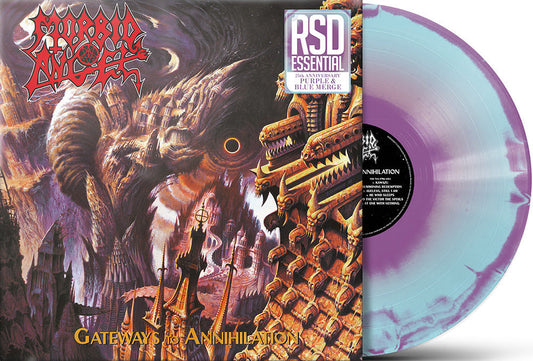 Morbid Angel | Gateways To Annihilation (Indie Exclusive) (Purple Blue Merge Vinyl) - Vinyl