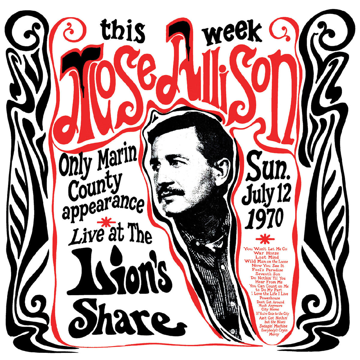 Mose Allison | Live at The Lion's Share July 12, 1970 (Remastered) [2LP] - Vinyl