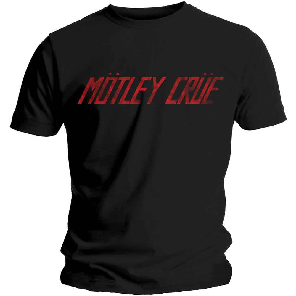 Motley Crue | Distressed Logo - T-Shirt Black