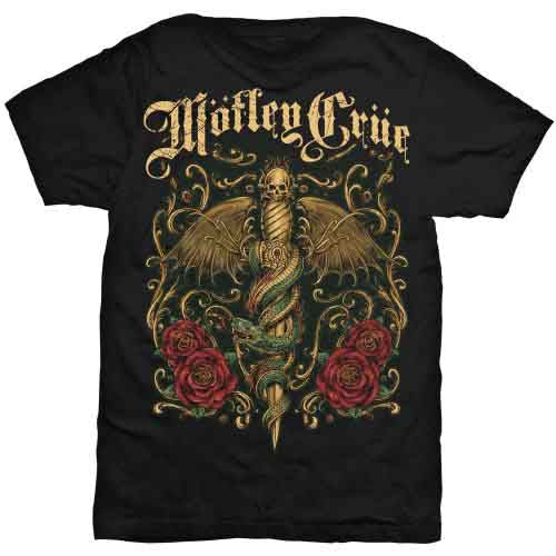 Motley Crue | Exquisite Dagger - T-Shirt Black