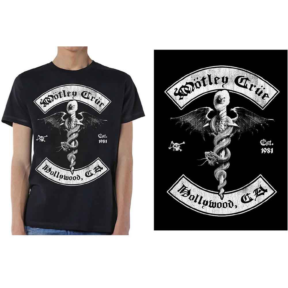 Motley Crue | Feelgood Hollywood Revision - T-Shirt Black