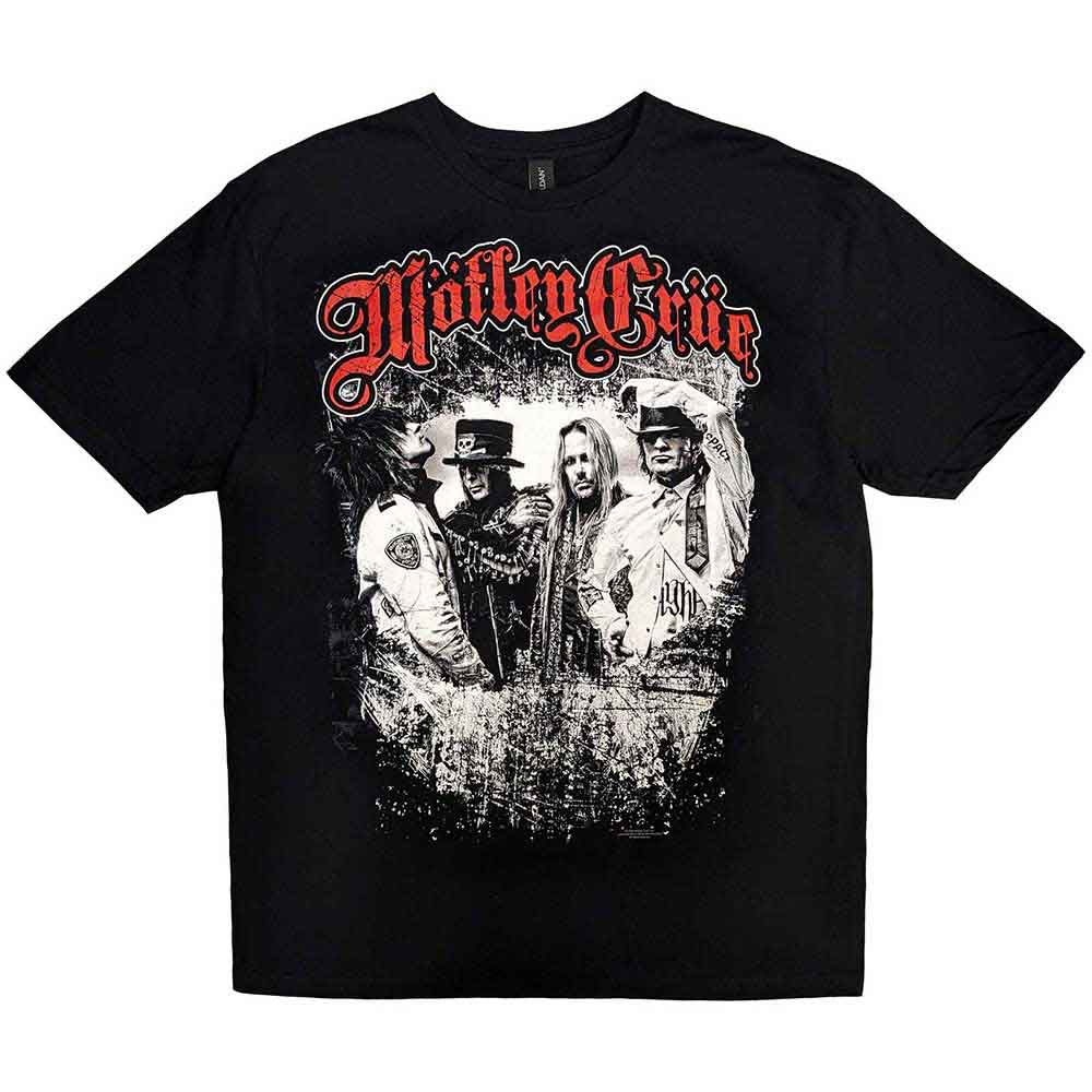 Motley Crue | Greatest Hits Band Shot - T-Shirt Black