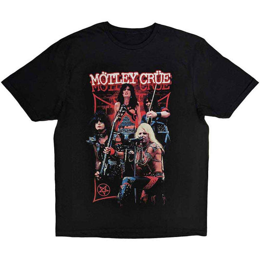 Motley Crue | Live Montage Red - T-Shirt Black