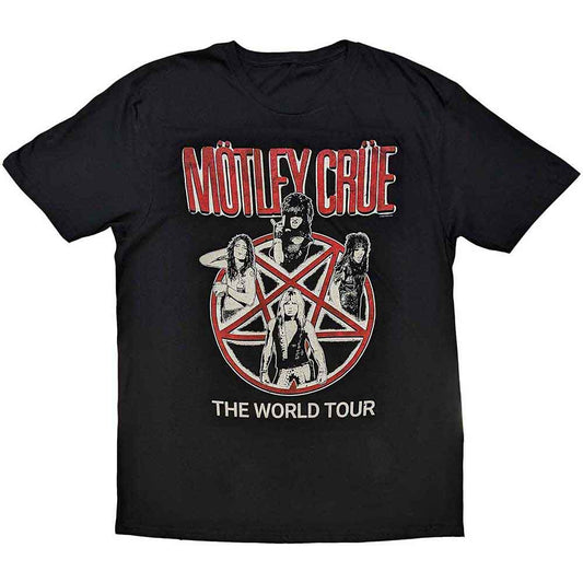 Motley Crue | Vintage World Tour - T-Shirt Black