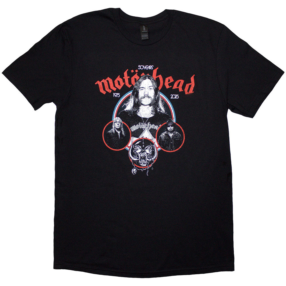 Motörhead | 50 Years Band Circles - Black