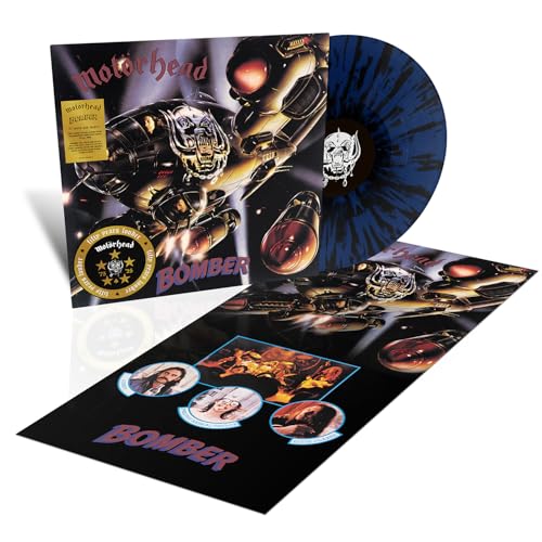 Motörhead | Bomber (50th Anniversary) [Dark Blue/Black Splatter LP] [Half-Speed] - Vinyl