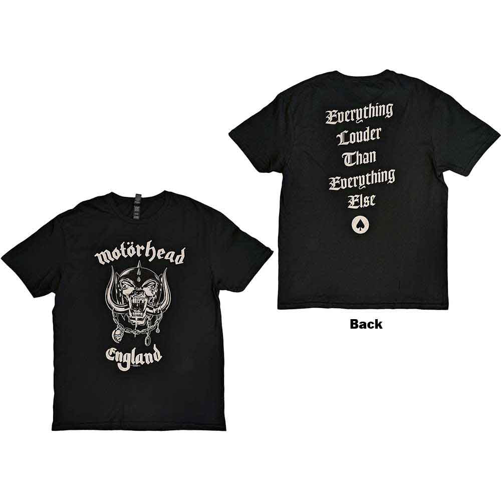 Motörhead | England - T-Shirt Black