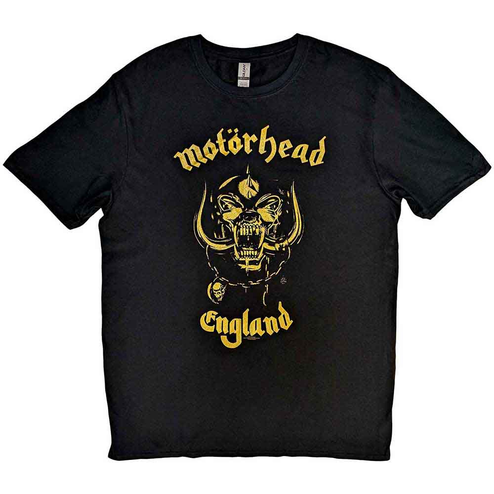 Motörhead | England Classic Gold - T-Shirt Black