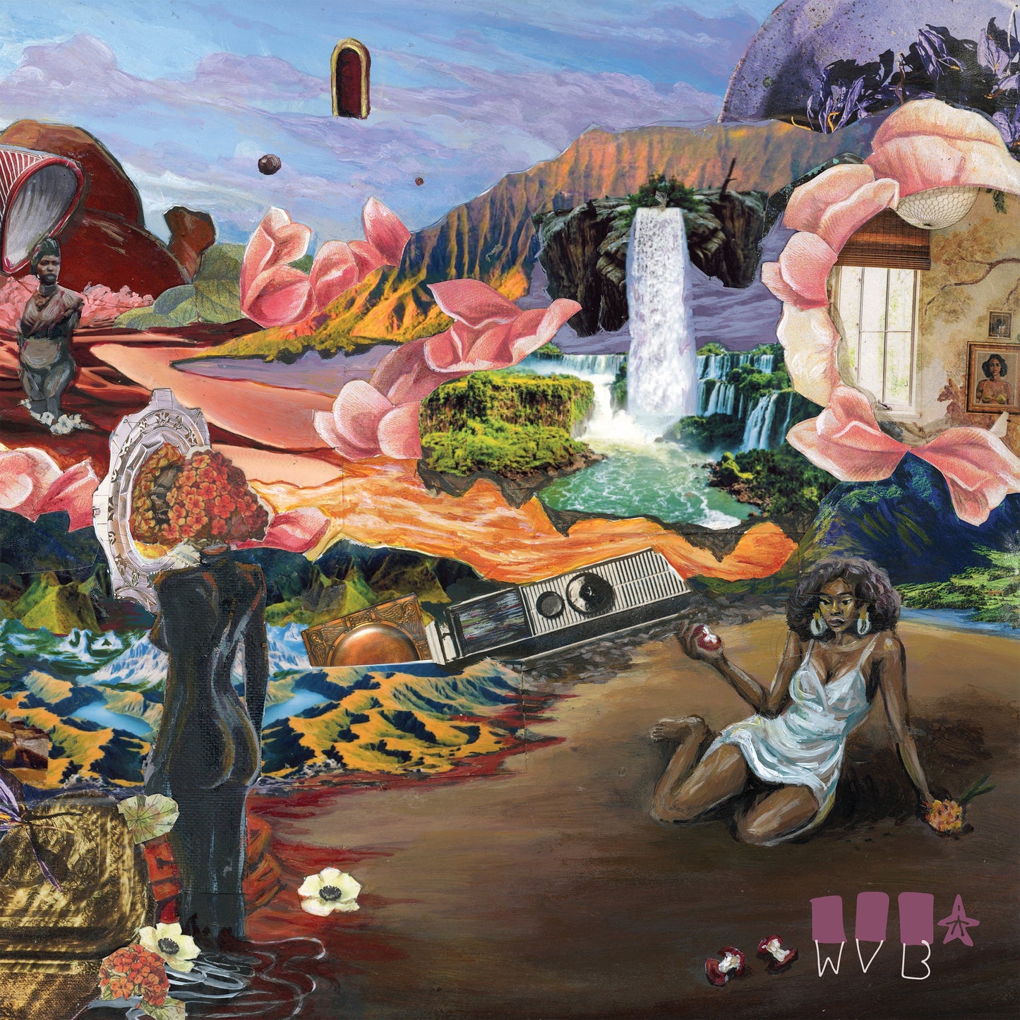 Mourning [A] BLKstar | Flowers For The Living (Galaxy Swirl Vinyl) - Vinyl