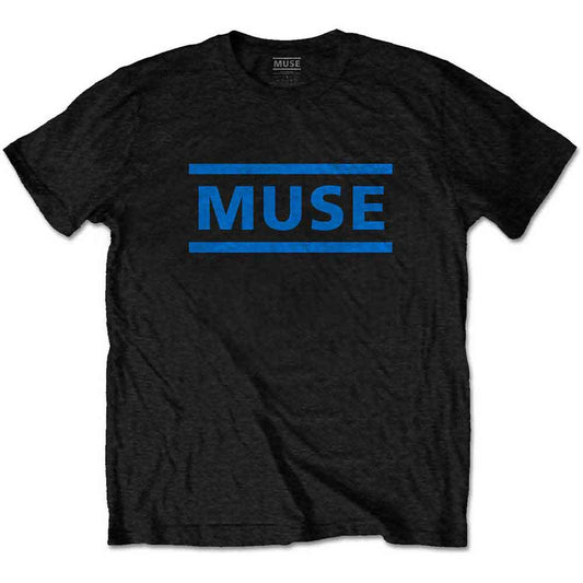 Muse | Dark Blue Logo - T-Shirt Black