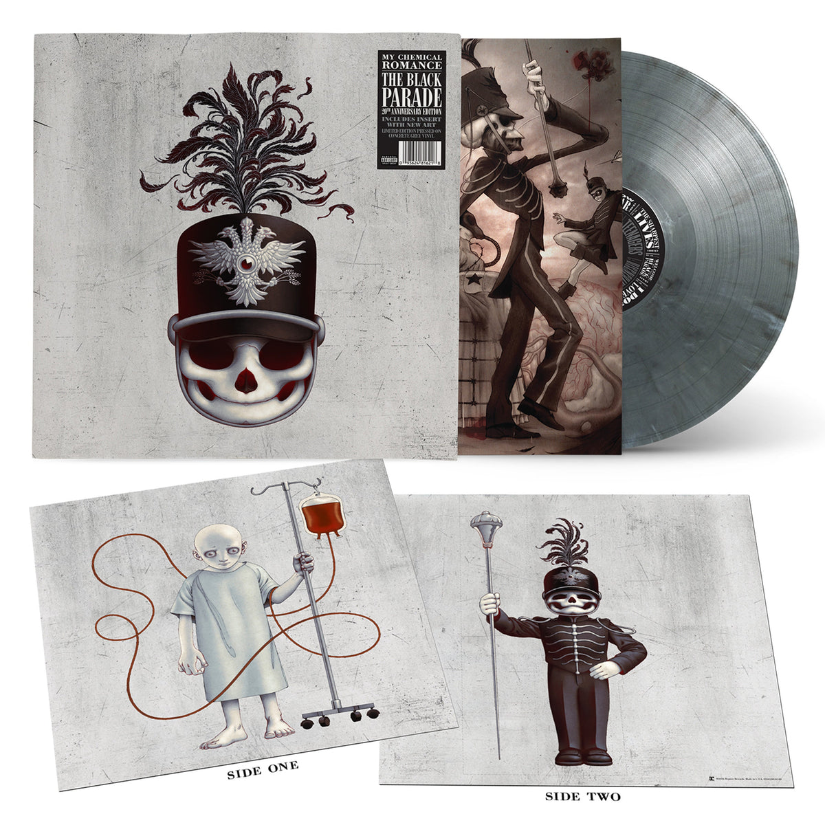 My Chemical Romance | The Black Parade [Explicit Content] (20th Anniversary Edition) (Concrete Grey Colored Vinyl, Gatefold LP Jacket) - Vinyl