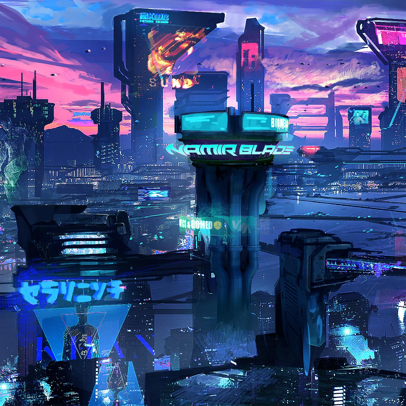 Namir Blade | Metropolis (PURPLE & PINK SWIRL VINYL) - Vinyl