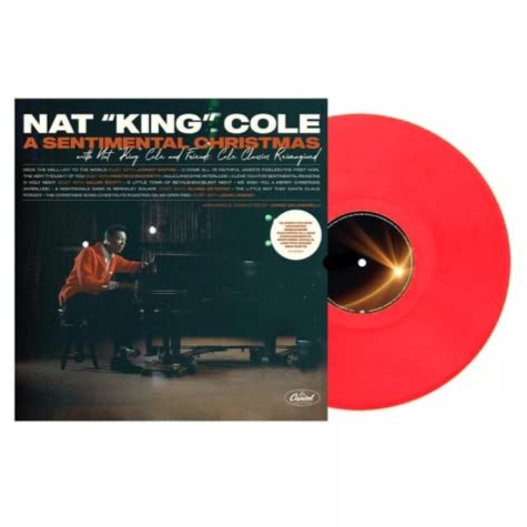 Nat King Cole | A Sentimental Christmas with Nat King Cole and Friends: Cole Classics Reimagined (Limited Edition, Translucent Red Colored Vinyl) - Vinyl