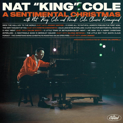 Nat King Cole | A Sentimental Christmas with Nat King Cole and Friends: Cole Classics Reimagined (Limited Edition, Translucent Red Colored Vinyl) - Vinyl