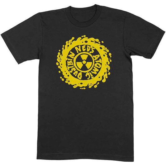 Ned'S Atomic Dustbin | Yellow Classic Logo - T-Shirt Black