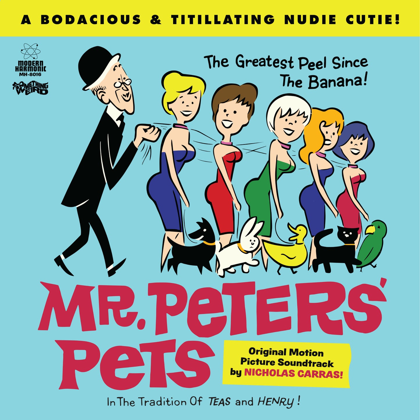 Nicholas Carras | Mr. Peters' Pets Original Motion Picture Soundtrack (YELLOW VINYL) - Vinyl