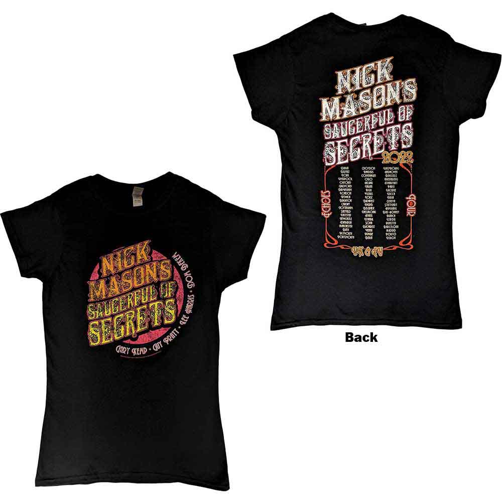 Nick Mason's Saucerful of Secrets | Echoes European Tour 2022 - T-Shirt Black