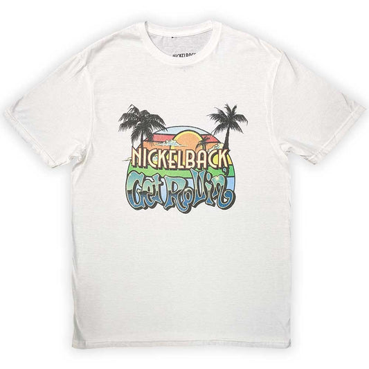 Nickelback | Get Rollin' Sunset - T-Shirt White