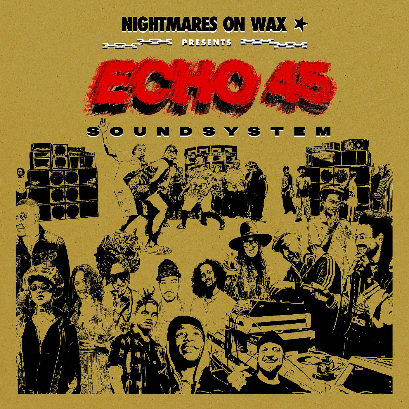 NIGHTMARES ON WAX | Echo45 Sound System (Gold Vinyl) - Vinyl