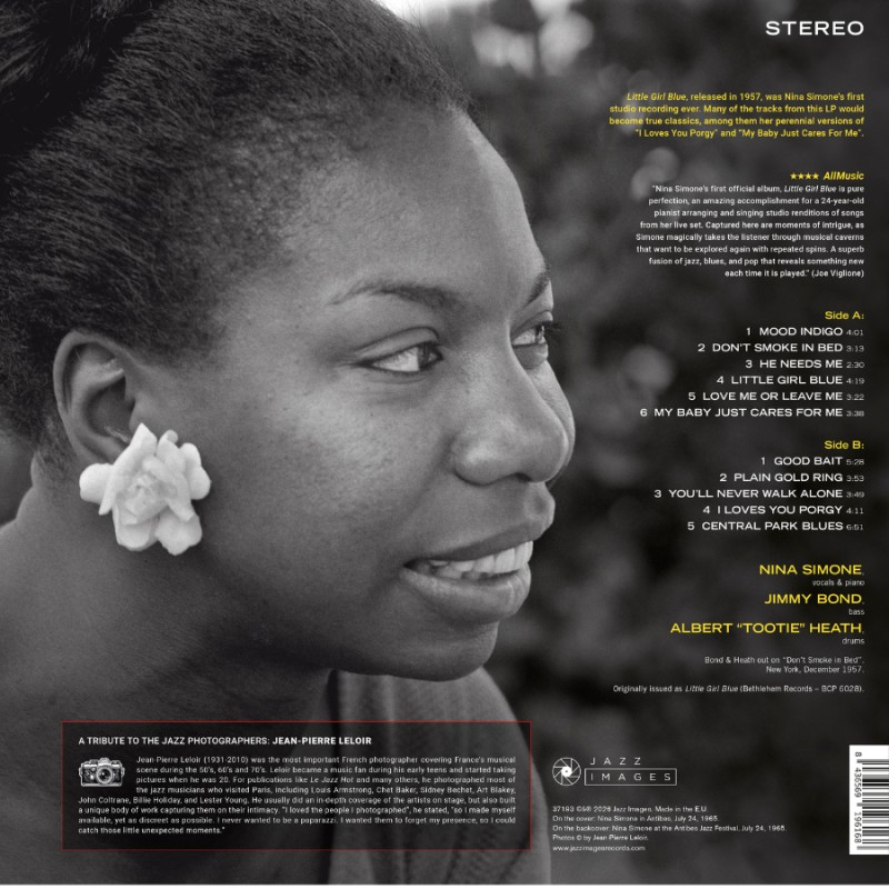 Nina Simone | Little Girl Blue (Limited Edition, 180 Gram Blue Colored Vinyl) [Import] - Vinyl