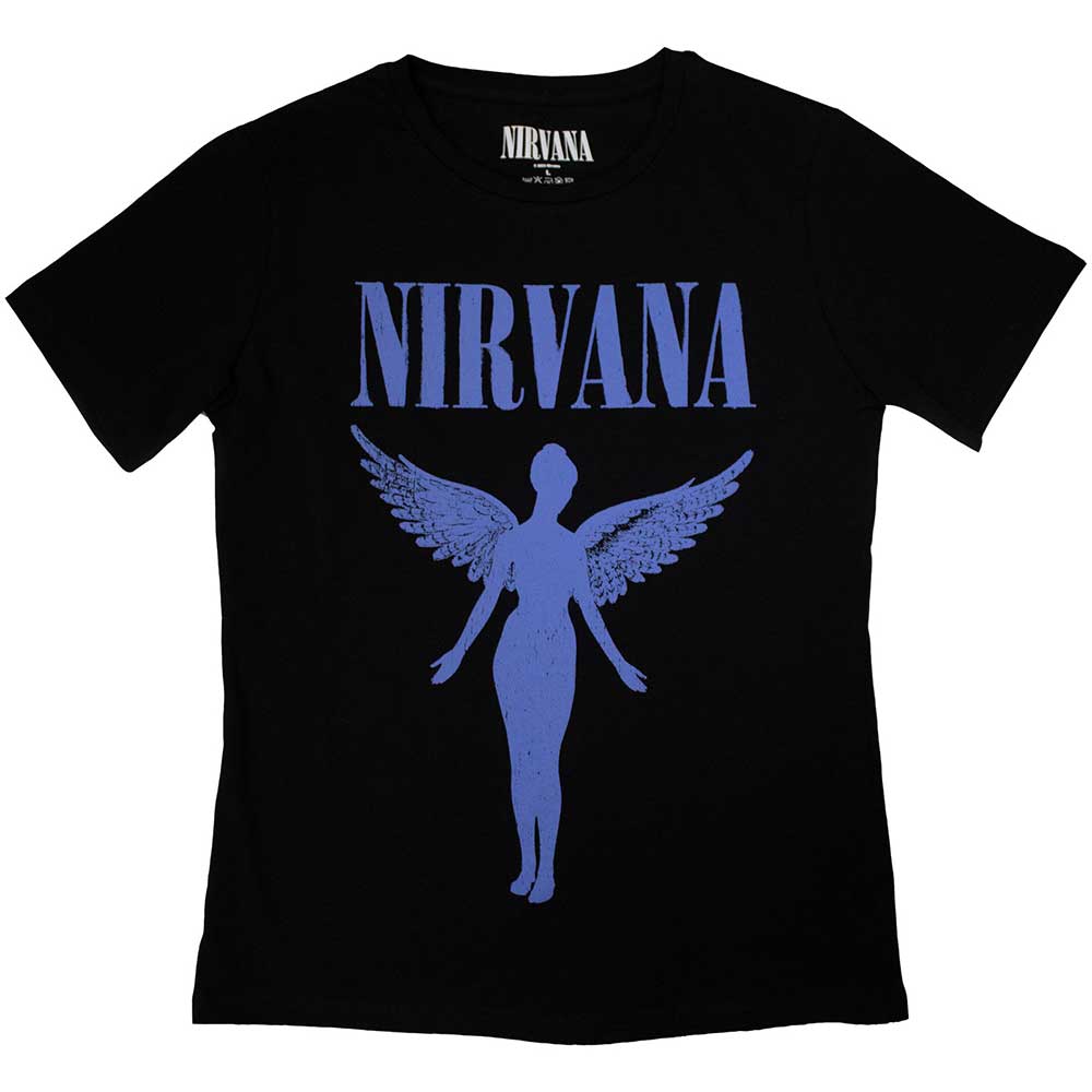 Nirvana | Angelic Blue Mono - T-Shirt Black