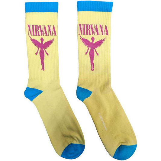 Nirvana | Angelic - Socks Yellow