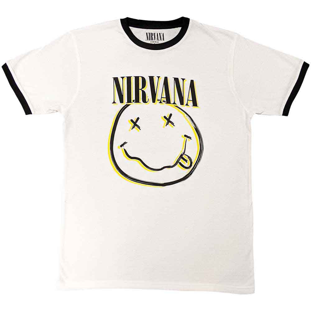 Nirvana | Double Happy Face - White
