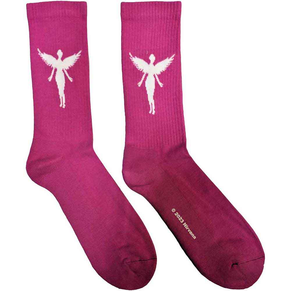 Nirvana | In Utero White Angel - Socks Pink