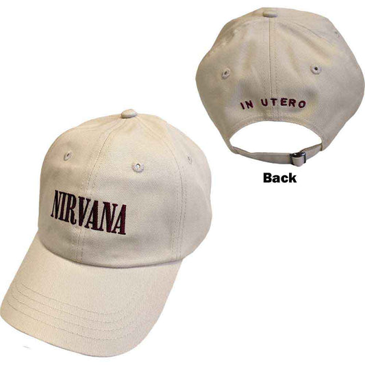 Nirvana | Text Logo in Utero - Hat Neutral