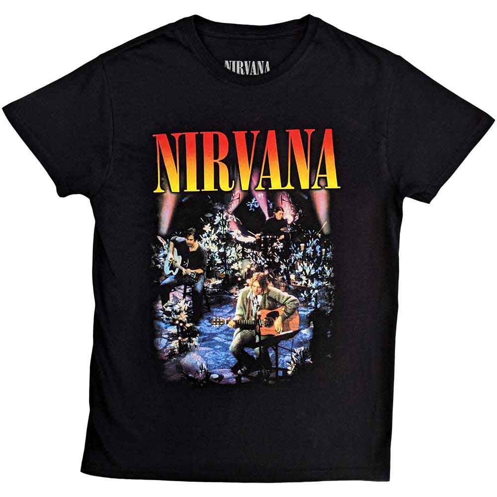 Nirvana | Unplugged Photo - T-Shirt Black