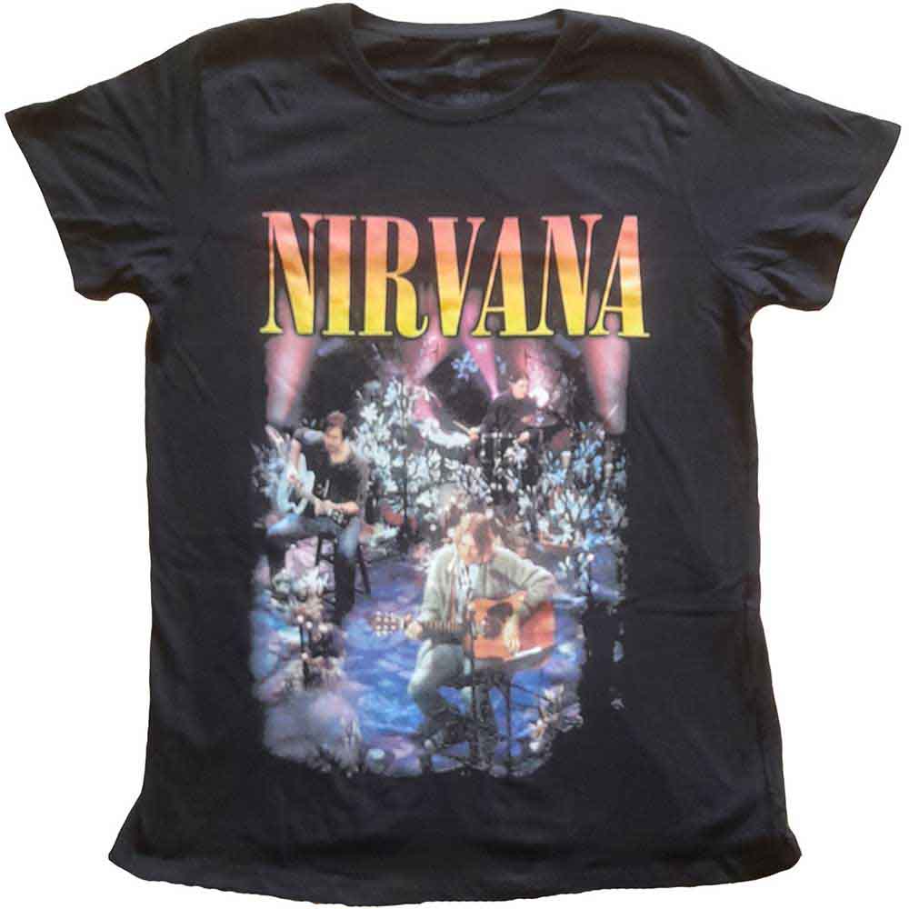 Nirvana | Unplugged Photo - T-Shirt Black