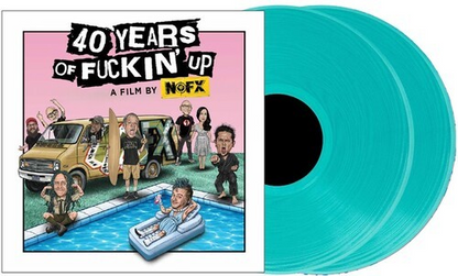 NOFX | 40 Years of Fuckin' Up (Original Soundtrack) (Vinyl Voice Edition) (Turquoise Colored Vinyl) (2 Lp's) - Vinyl